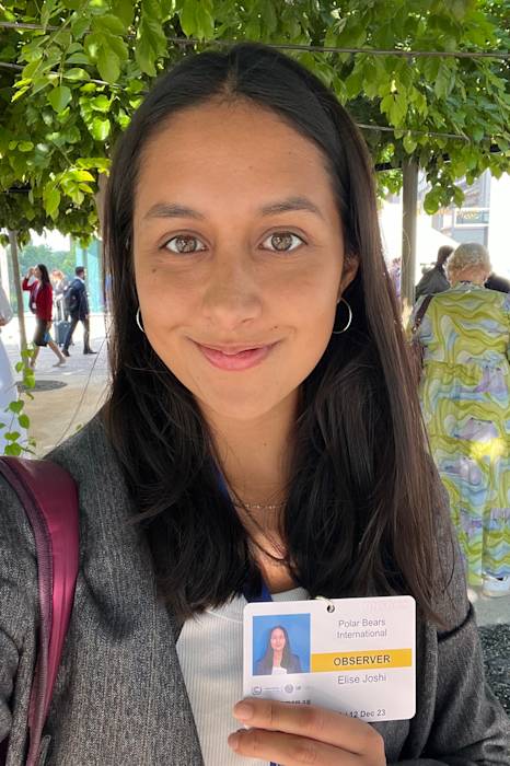 Elise Joshi at COP28 2023