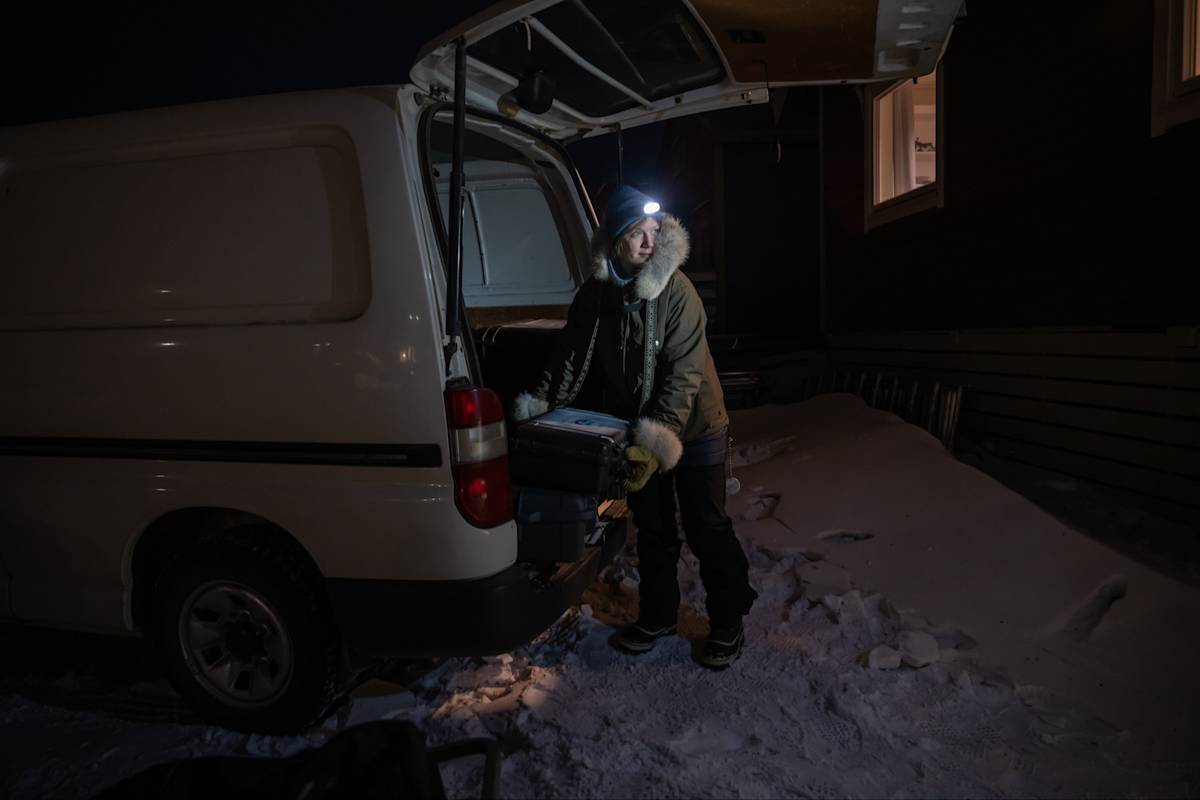 Joanna Sulich with a Maternal Den Cam 