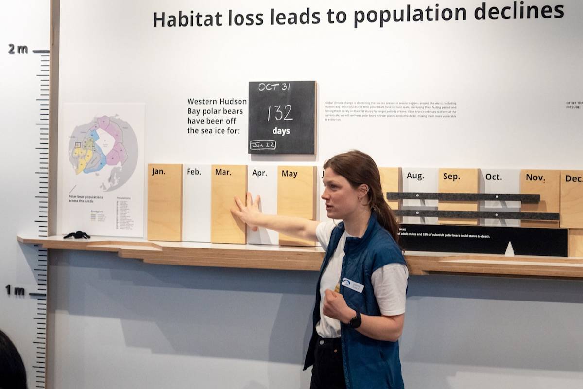 Joanna Sulich in the Polar Bears International House