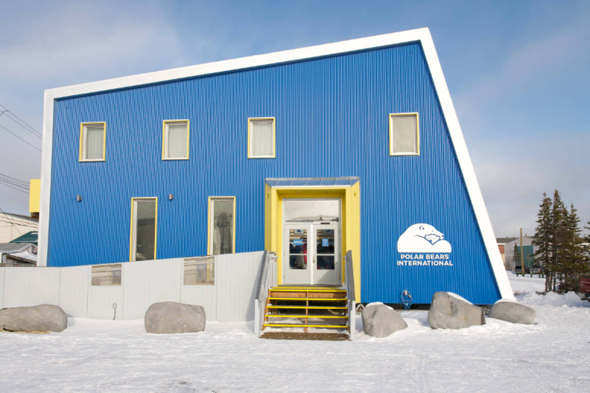 The PBI House on a snowy day.