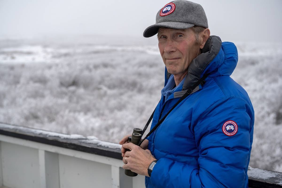 Steve Amstrup on a Tundra Buggy