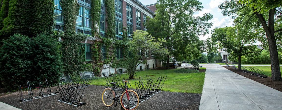 The outside of a school building