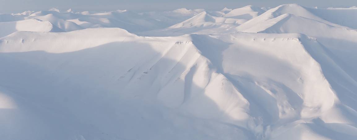 Mountains on Svalbard, Norway
