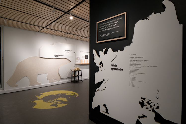 Interior of Polar Bears International office