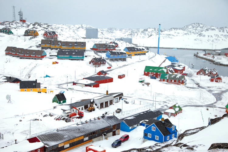 Nearby community in the Arctic image