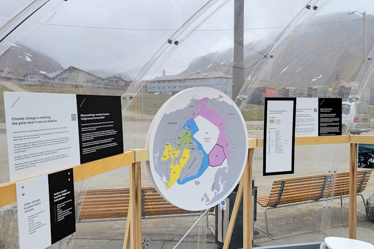 Polar Bears International Ice House in Longyearbyen, Svalbard