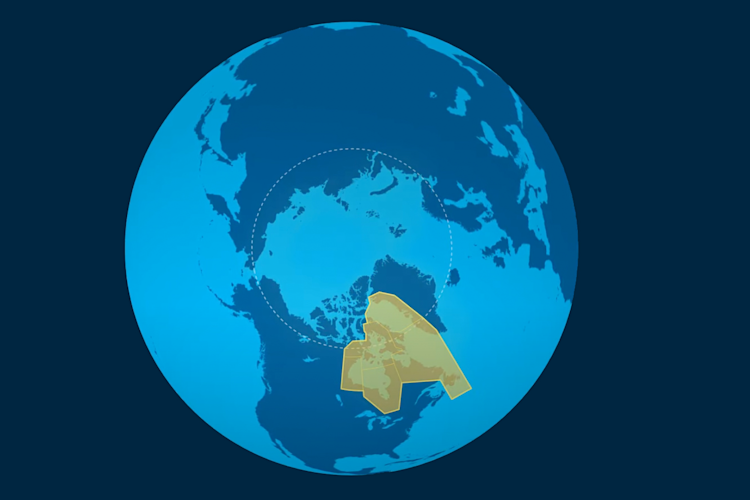Seasonal ice ecoregion