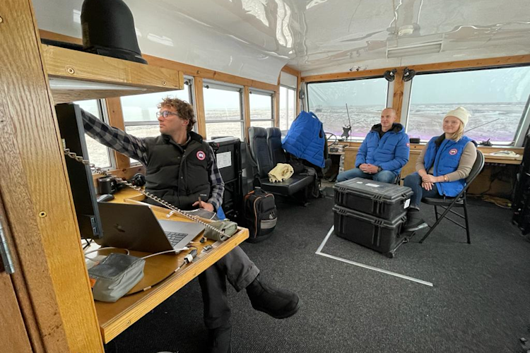 Inside Buggy one during a Tundra Connection